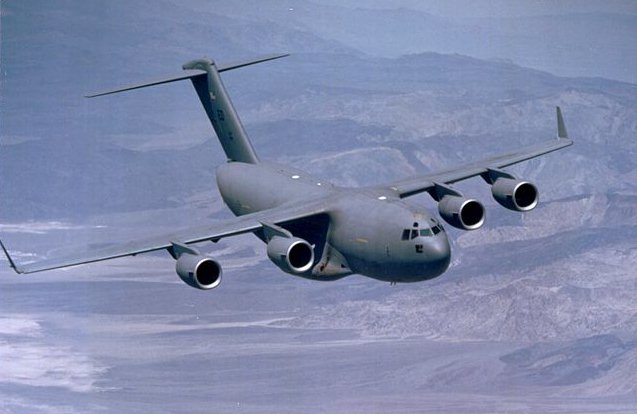 C-17 Globemaster III on exercise.