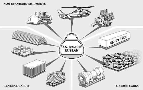 An124-100 Cargo Categories